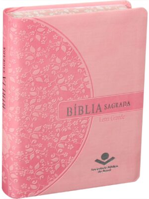 Bíblia Sagrada Rosa Letra Grande
