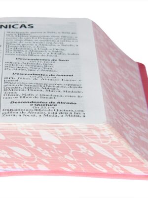 Bíblia Sagrada Rosa Letra Grande